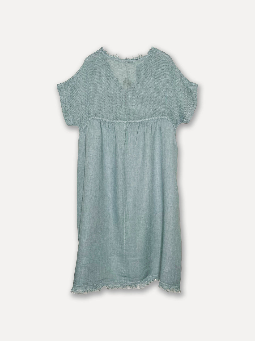 Astrid Attitude Linen Dress, Rainy Blue