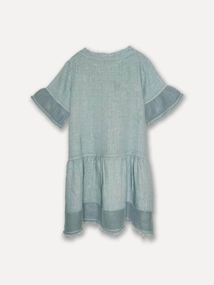 Lola Attitude Linen Dress, Rainy Blue