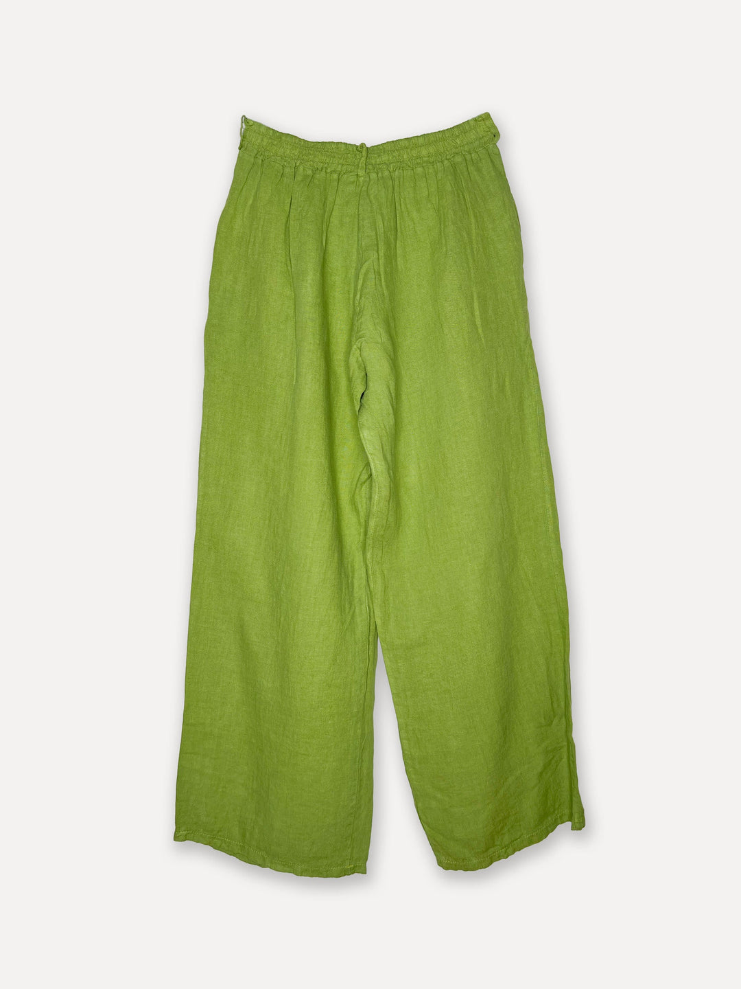 Dressed Up Attitude Linen Pants, Olive Green