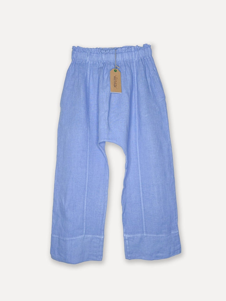 Attitude Sunrise Linen Pants, Sea Blue